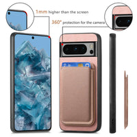 Magnetic Leather Detachable Wallet Case for Google Pixel 8 Series