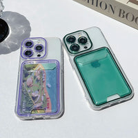 Candy Color Fashion Card Wallet Case for iPhone 15 Series