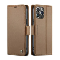 Luxury Leather Wallet Flip Case for iPhone 15 Series