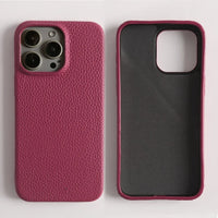 Full Grain Genuine Leather Phone Case for iPhone 15 Series