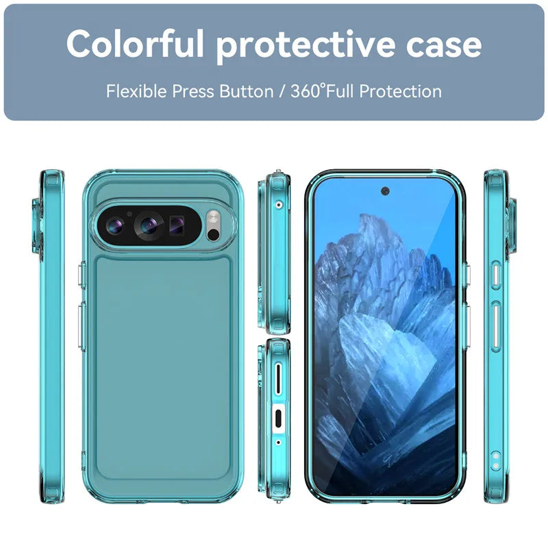 Shockproof Candy Soft Silicone Case for Google Pixel 9