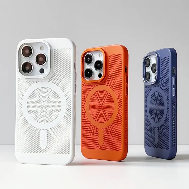 Heat Dissipation Magnetic Phone Case for iPhone 15 Series