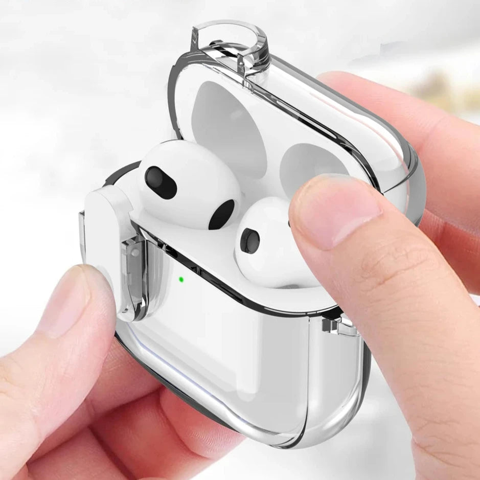 Clear Soft TPU & PC Shockproof Case for AirPods 4