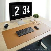 Large Waterproof Leather Cork Mouse Pad
