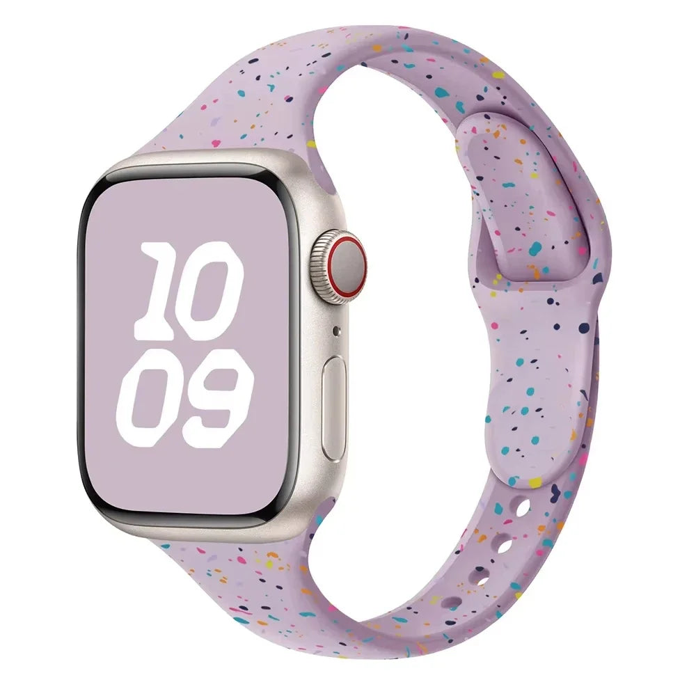 Soft Colorful Silicone Strap for Apple Watch