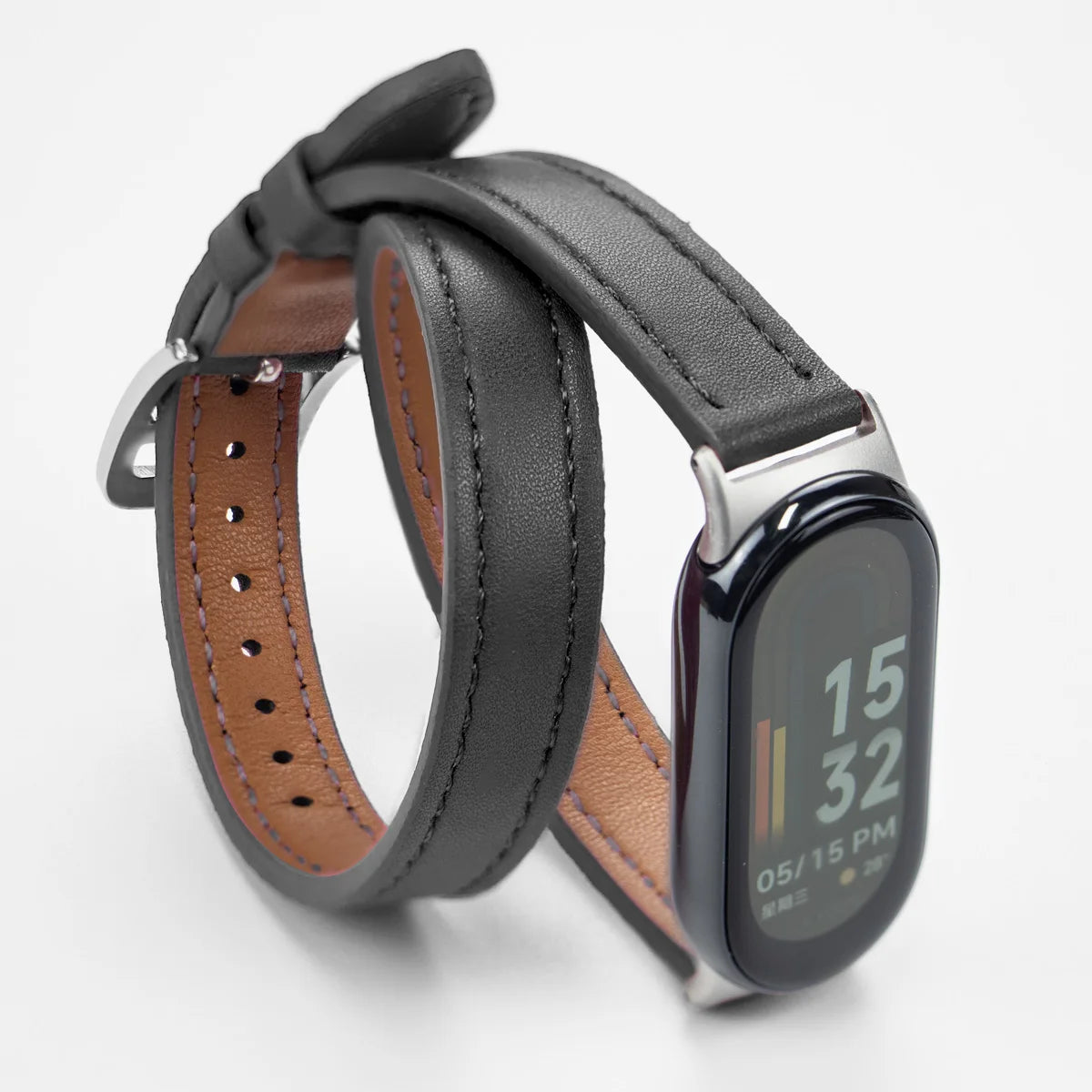 Leather Band for Xiaomi Mi Band 8