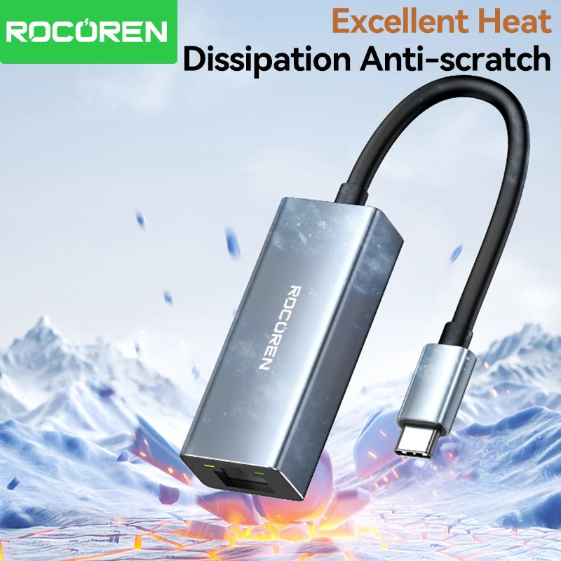 Rocoren USB 3.0 1000Mbps Ethernet Adapter