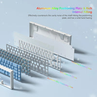 Womier 67 Keys Hall Effect Snow and Ice Rapid Trigger RGB Mechanical Keyboard