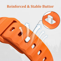 Premium Breathable Silicone Sport Strap for Apple Watch