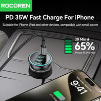 Rocoren 55W 4-in-1 Car Charger - Multi-Device Fast Charging Solution