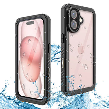 Underwater IP68 Waterproof Transparent Case for iPhone 16 Series