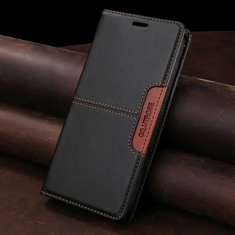 Luxury Business Leather Wallet Phone Case for Google Pixel 9 Series