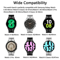 Stainless Steel Strap for Samsung Galaxy Watch 6 and Galaxy Watch 6 Classic