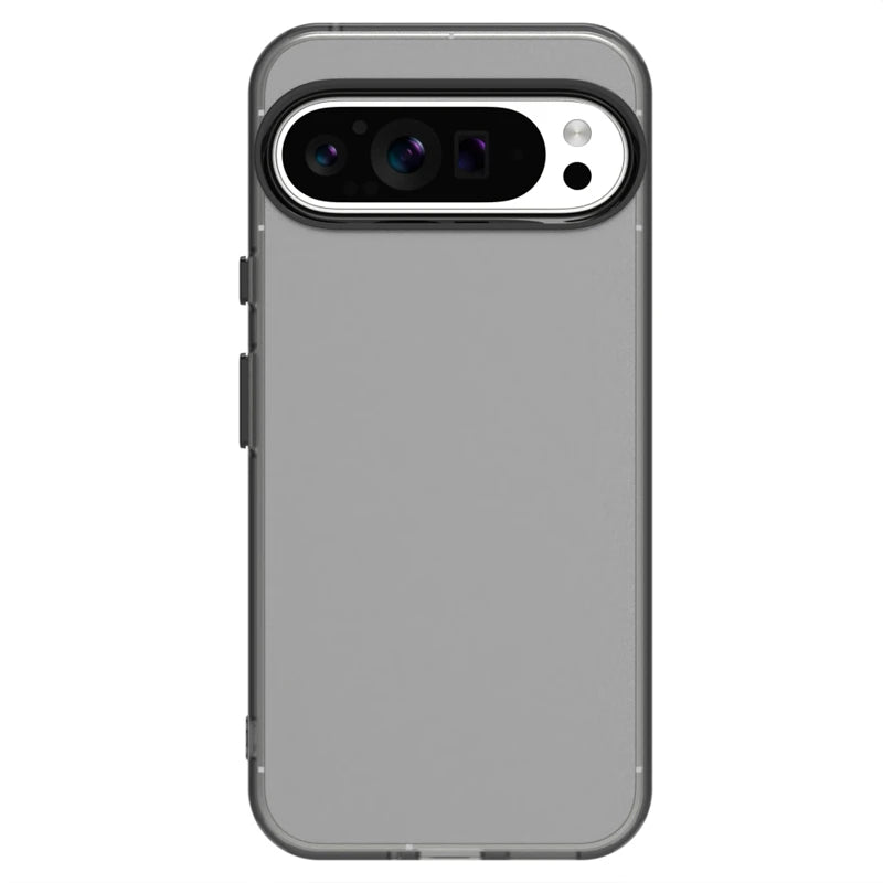 Frosted Transparent Silicone Case for Google Pixel 9 Series