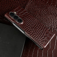 Luxury Handcrafted Genuine Leather Case for Samsung Galaxy Z Fold 6