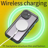 360° Full Protection Waterproof Case with Wireless Charging MagSafe Support for iPhone 15 Series
