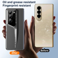 Full Cover Folding Phone Case with Tempered Glass Film for Samsung Galaxy Z Fold 5