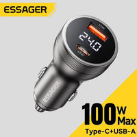 Essager 100W PD3.0 Dual Port Car Charger