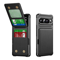 Anti-Fall Magnetic Slim Wallet Leather Case for Google Pixel 9 Series