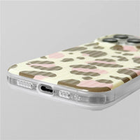 Chic Leopard Spot Silicone Case for iPhone 15 Series