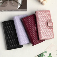 Zipper Wallet Flip Leather Phone Case with Long Lanyard for iPhone 15 Series