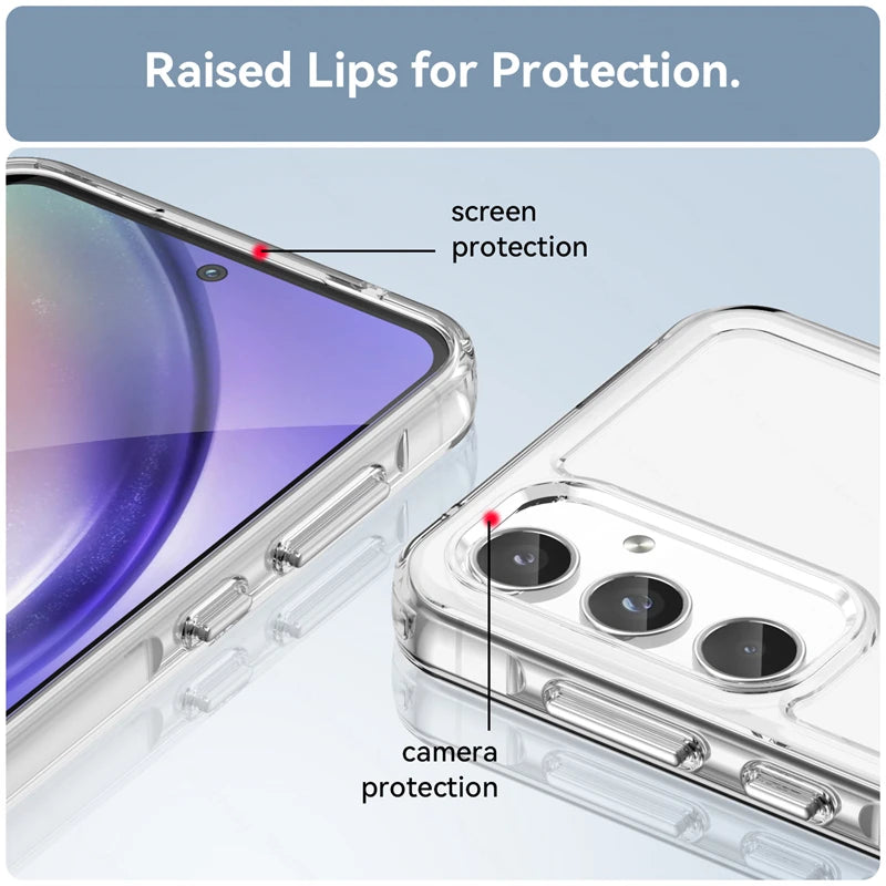 Transparent TPU Case for Samsung Galaxy A55