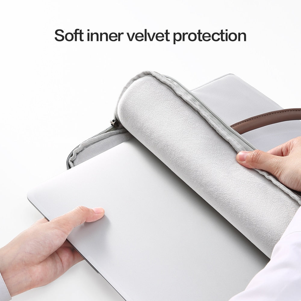 14 Inch Twill Oxford Fabric Notebook Case Sleeve for MacBook