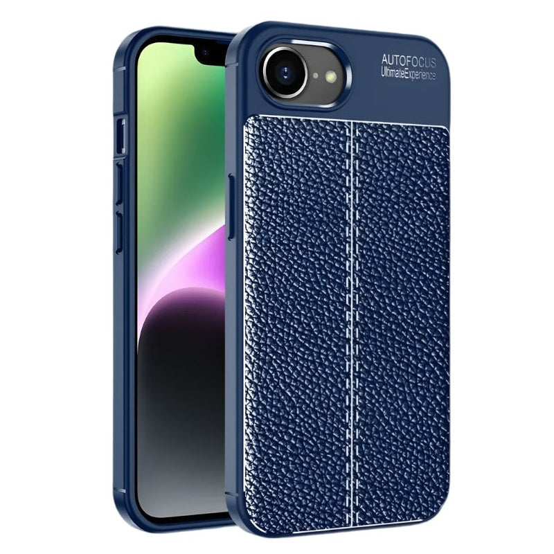 Leather Style Soft TPU Case for iPhone 16e