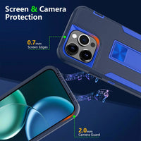 Hybrid Hard PC Kickstand Case for Samsung Galaxy S24 Series