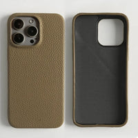 Full Grain Genuine Leather Phone Case for iPhone 16 Series