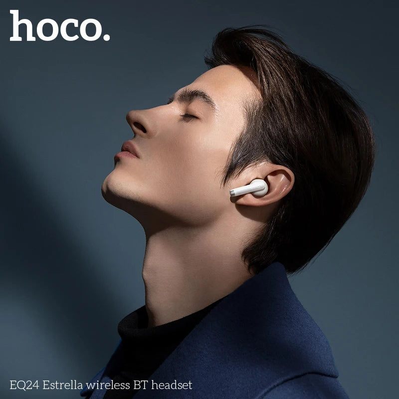 HOCO EQ24 TWS Bluetooth 5.4 Earbuds with Smart Controls and Auto Pairing