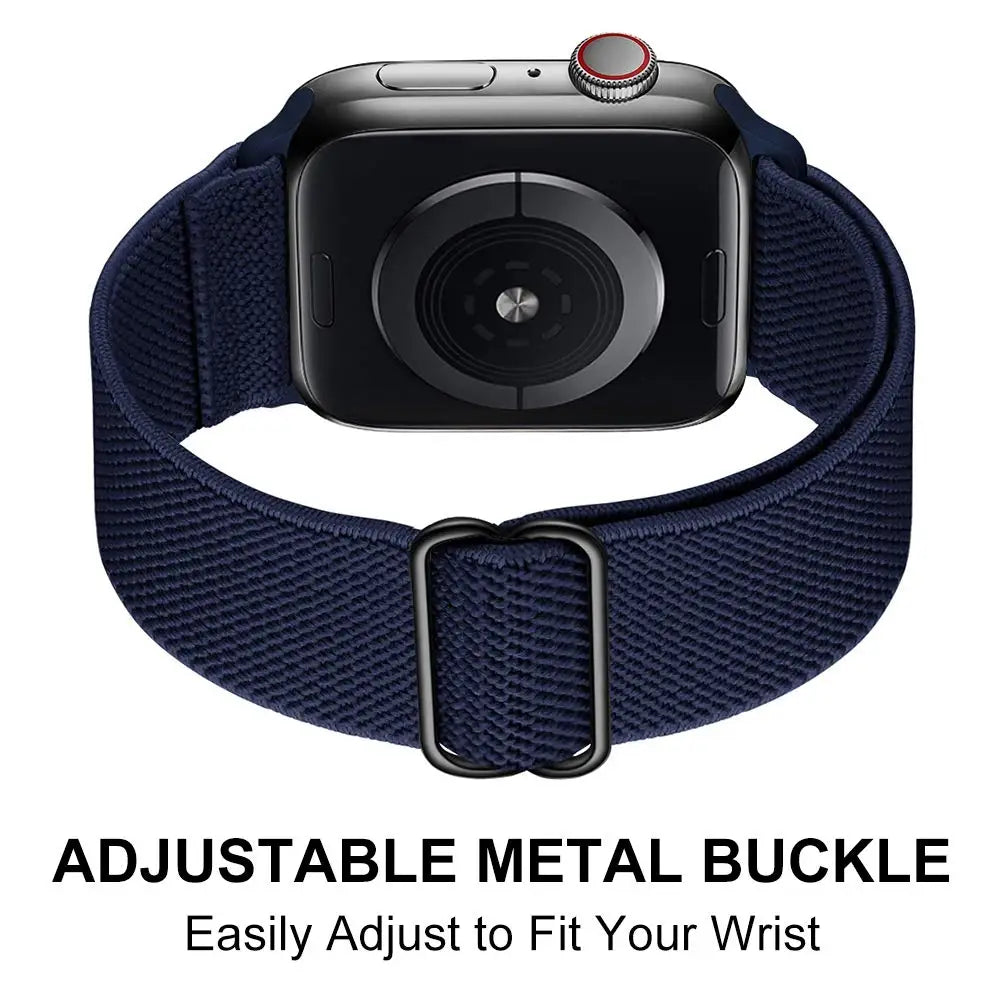 Elastic Nylon Scrunchie Strap for Apple Watch