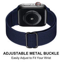 Elastic Nylon Scrunchie Strap for Apple Watch