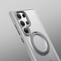 Samsung Galaxy S25 Series Magnetic Case with 360° Rotating Ring