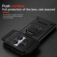 Shockproof Case with Slide Camera Protection for Xiaomi Redmi Note 14 Series