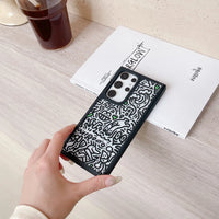 Line Love Heart Phone Case for Samsung Galaxy S24 Series