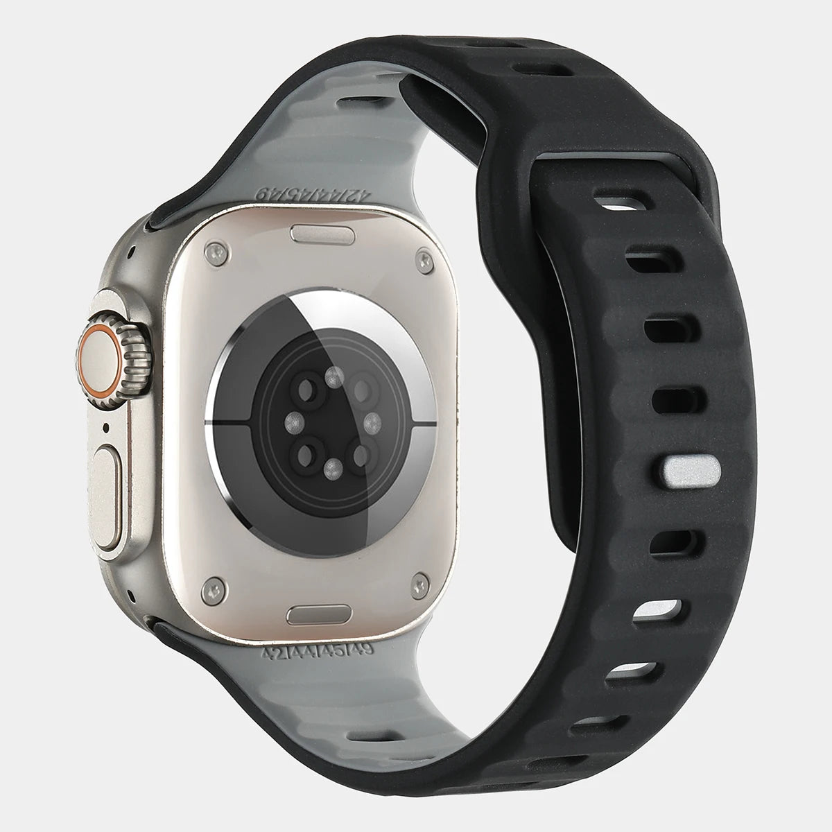 Premium Two-Tone Silicone Strap for Apple Watch