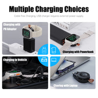 2-in-1 Portable Magnetic Wireless Charger for Apple Watch