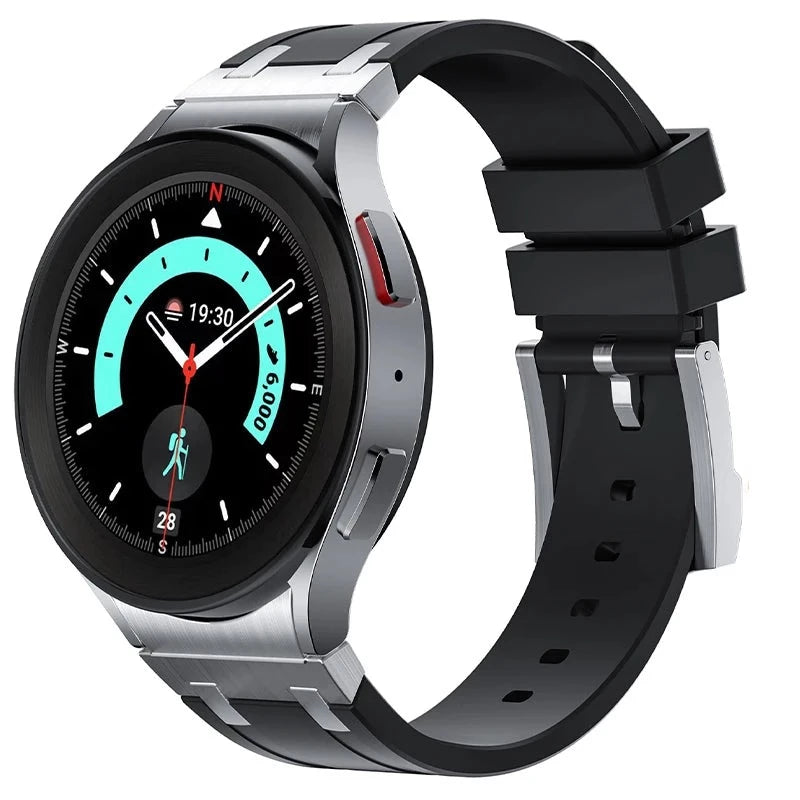 Silicone Sports Strap for Samsung Galaxy Watch 6 and Galaxy Watch 6 Classic