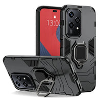 Shockproof Armor Case with Metal Ring Stand for Honor 200 Lite