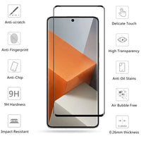 Full Cover Tempered Glass Screen Protector for Redmi Note 13 Pro Plus