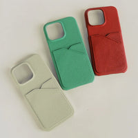 Genuine Leather Case with Card Slots iPhone 15 Series