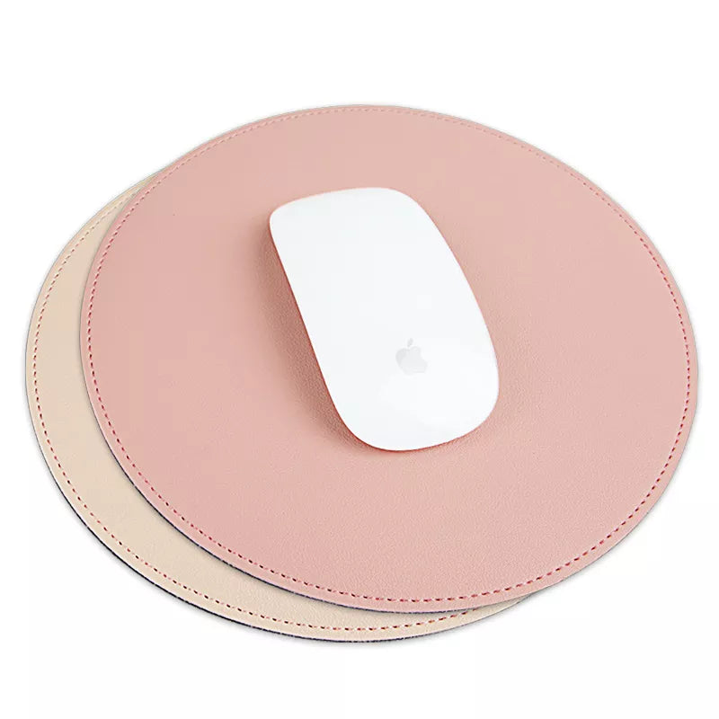 Double-Sided PU Leather & Felt Waterproof Mouse Pad
