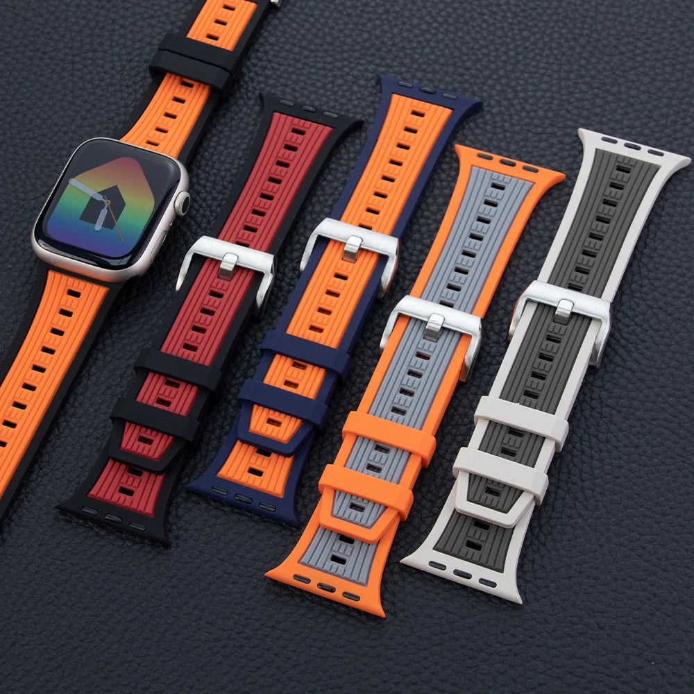 Soft Silicone Sport Strap for Apple Watch