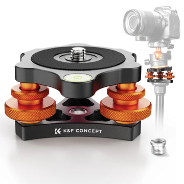 K&F Concept Tripod Leveler with 3-Axis Bubble Level