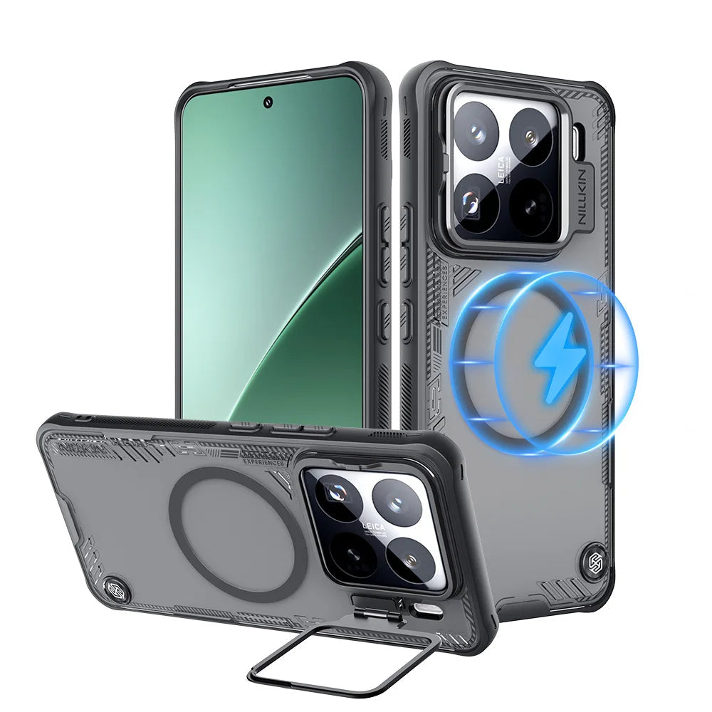 Eco-Friendly Magnetic Case with Camera Stand for Xiaomi 15 Series