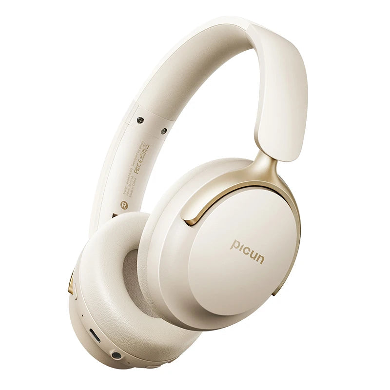 Picun NC60 Hybrid ANC Bluetooth 5.4 Over-Ear Headphones