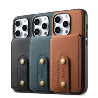 2-in-1 Magnetic Vertical Card Holder Phone Case with Removable Wallet Pocket for iPhone 14 Series