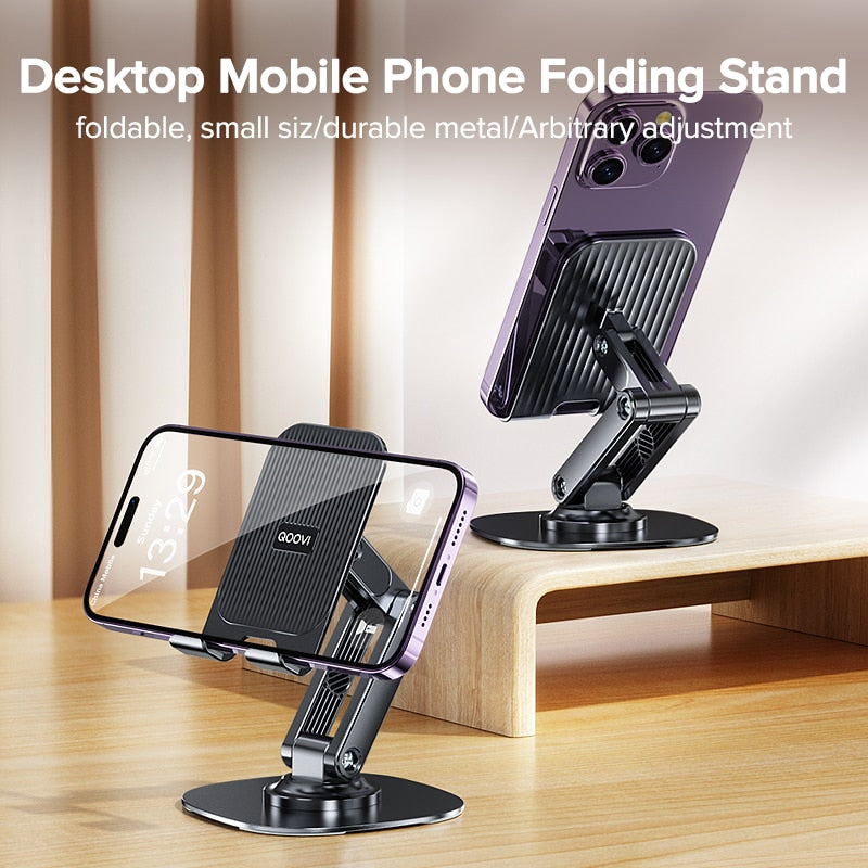 QOOVI Folding Desktop Phone and Tablet Holder Stand