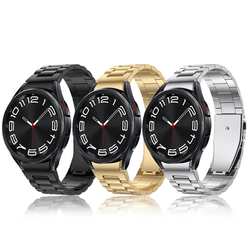 No-Gap Stainless Steel Strap for Samsung Galaxy Watch 7